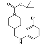 4-[(6-Bromo-pyridin-2-ylamino)-Methyl]-piperidine-1-carboxylic acid tert-butyl ester Structure