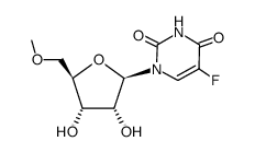 5'-O-methyl-5-fluorouridine Structure