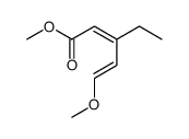 methyl 3-ethyl-5-methoxypenta-2,4-dienoate Structure
