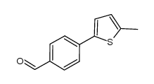 4-(5-methylthiophen-2-yl)benzaldehyde结构式