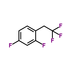 2,4-Difluoro-1-(2,2,2-trifluoroethyl)benzene结构式