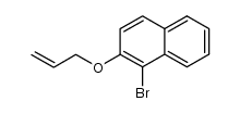 1-bromo-2-(prop-2-enyloxy)naphthalene结构式