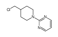 2-[4-(氯甲基)哌啶]嘧啶结构式
