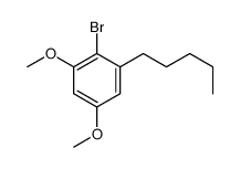 2-bromo-1,5-dimethoxy-3-pentylbenzene Structure