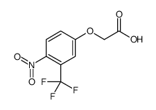 2-[4-nitro-3-(trifluoromethyl)phenoxy]acetic acid结构式