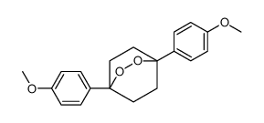 1,4-bis(4-methoxyphenyl)-2,3-dioxabicyclo[2.2.2]octane结构式