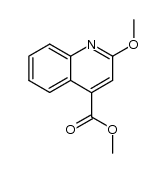 2-methoxy-quinoline-4-carboxylic acid methyl ester Structure