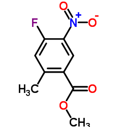 Methyl 4-fluoro-2-methyl-5-nitrobenzoate Structure