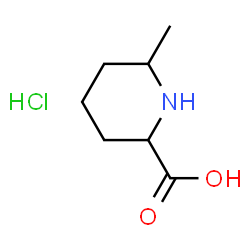 6-甲基哌啶-2-羧酸盐酸盐结构式