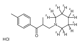 Tolperisone-d10 (hydrochloride) structure