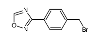 3-(4-(bromomethyl)phenyl)-1,2,4-oxadiazole Structure