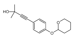 2-methyl-4-[4-(oxan-2-yloxy)phenyl]but-3-yn-2-ol Structure
