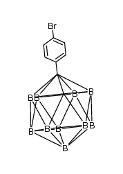 1-(4-bromophenyl)-1,2-closo-carborane结构式