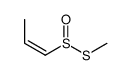 1-methylsulfanylsulfinylprop-1-ene结构式