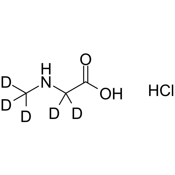 2-(Methylamino)acetic acid-d5 hydrochloride Structure