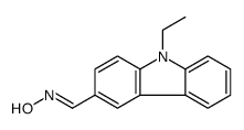 N-[(9-ethylcarbazol-3-yl)methylidene]hydroxylamine Structure