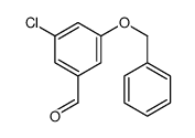 3-(Benzyloxy)-5-chlorobenzaldehyde Structure