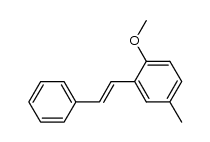 trans-2-methoxy-5-methylstilbene结构式