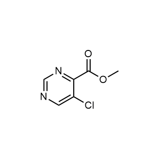 5-氯嘧啶-4-羧酸甲酯结构式