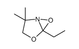 5-ethyl-2,2-dimethyl-4,6-dioxa-1-aza-bicyclo[3.1.0]hexane结构式