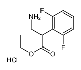 Ethyl3-amino-2-(2,6-difluorophenyl)propanoate hydrochloride picture