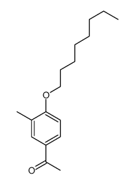 1-(3-methyl-4-octoxyphenyl)ethanone Structure