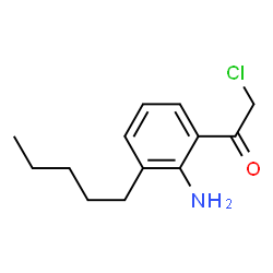 Ethanone,1-(2-amino-3-pentylphenyl)-2-chloro-结构式
