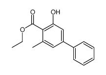 ethyl 2-hydroxy-6-methyl-4-phenylbenzoate Structure