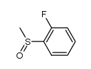 2-fluorophenyl methyl sulfoxide Structure