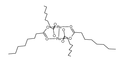 diruthenium(II) tetraoctanoate Structure