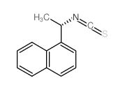 (S)-(+)-1-(1-萘基)乙基硫代异氰酸酯结构式
