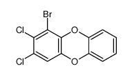 1-bromo-2,3-dichlorodibenzo-p-dioxin Structure