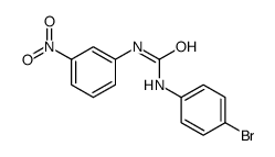 1-(4-bromophenyl)-3-(3-nitrophenyl)urea Structure