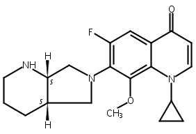 Decarboxy Moxifloxacin Structure