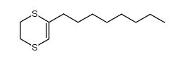 2-octyl-2,3-dehydro-1,4-dithiane结构式