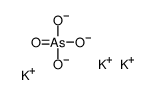 tripotassium,trioxido(oxo)-λ5-arsane Structure