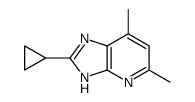 2-cyclopropyl-5,7-dimethyl-1H-imidazo[4,5-b]pyridine Structure