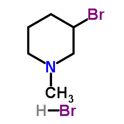 3-Bromo-1-methylpiperidine hydrobromide (1:1) Structure
