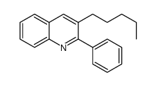 3-戊基-2-苯基喹啉结构式