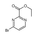 4-溴嘧啶-2-羧酸乙酯结构式