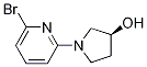 (S)-1-(6-溴-吡啶-2-基)-吡咯烷-3-醇结构式