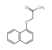 1-naphthalen-1-yloxypropan-2-one结构式