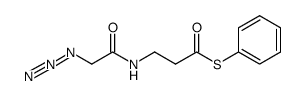 N3-β-Ala-Gly-SPh结构式
