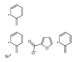 tribenzylstannyl furan-2-carboxylate结构式
