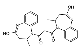1,3-bis(3-methyl-5-oxo-2,6-diazabicyclo[5.4.0]undeca-7,9,11-trien-2-yl )propane-1,3-dione结构式
