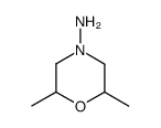 2,6-dimethylmorpholine-4-amine Structure