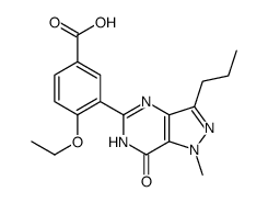 5-(5-Carboxy-2-ethoxyphenyl)-1-Methyl-3-n-propyl-1,6-dihydro-7H-pyrazolo[4,3-d]pyriMidin-7-one Structure
