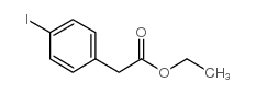 2-(4-碘苯基)乙酸乙酯结构式