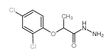2-(2,4-二氯苯氧基)丙酸肼结构式