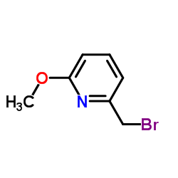 2-(Bromomethyl)-6-methoxypyridine structure